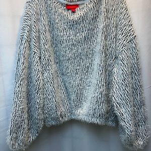 Navy & white sweater